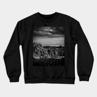 Queen Elizabeth II Bridge And Metro Train Crewneck Sweatshirt